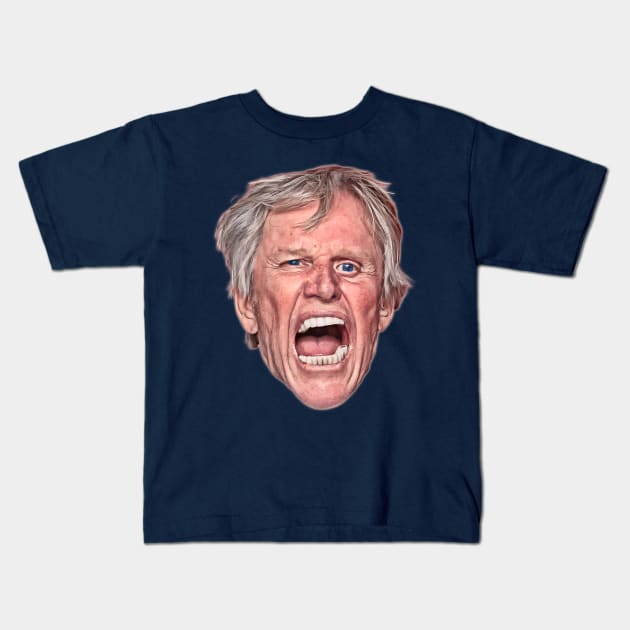 BUSEY Kids T-Shirt by darklordpug